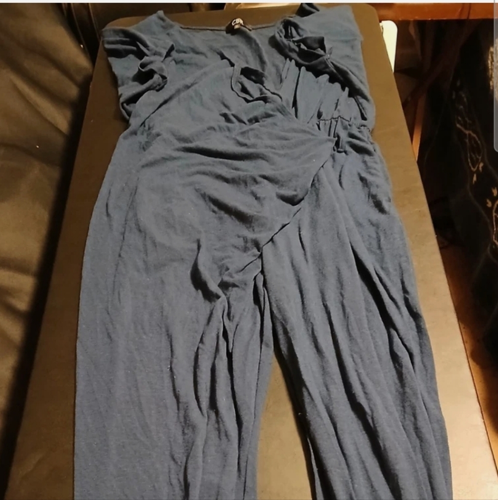 Blue Women Rumper BY Cbr Size Xl Short Sleeve
